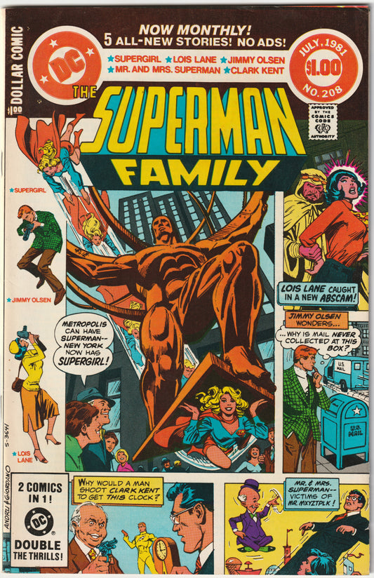 Superman Family Vol. 1 #208 (1981) – Key Supergirl and Lois Lane Stories (FN)