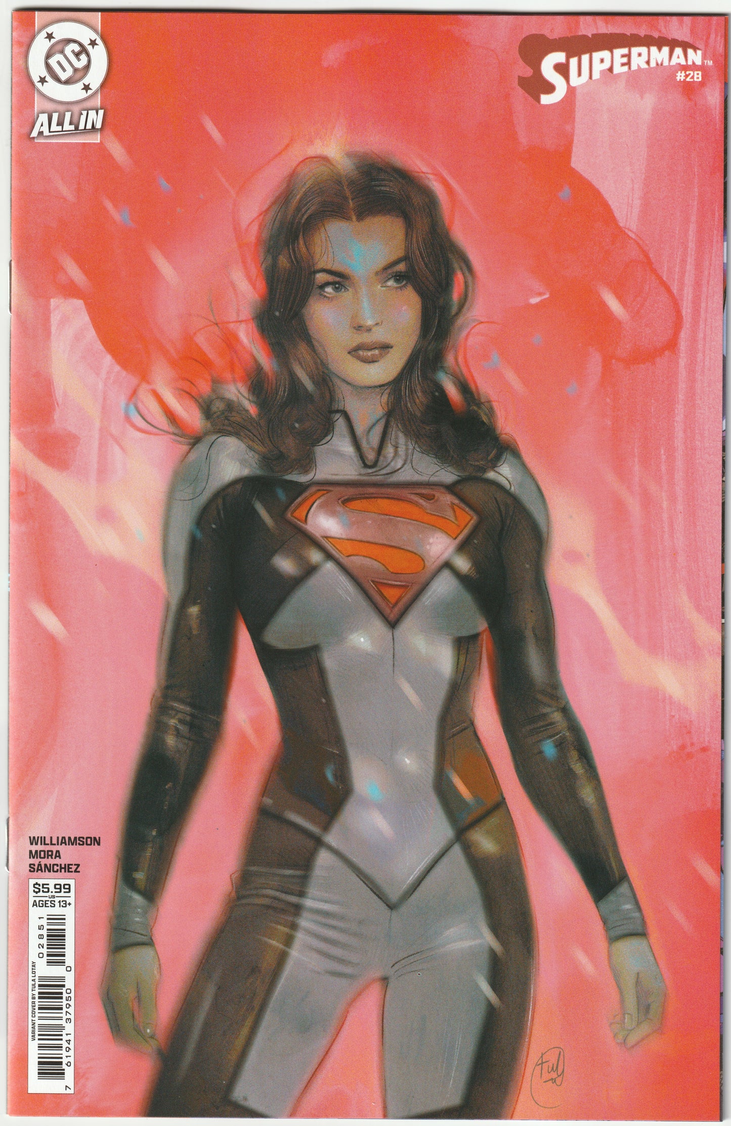 Superman #28 (1st Print, Tula Lotay Card Stock Variant, NM/NM+)