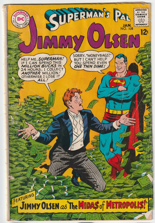 Superman's Pal Jimmy Olsen (1954) #108-Low Grade