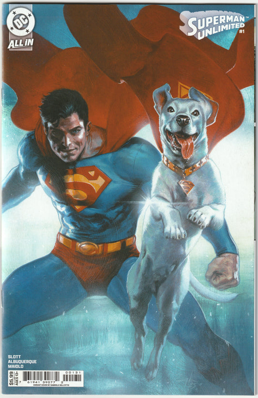 Superman Unlimited #1 (2025) Gabriele Dell’Otto Card Stock Variant Cover (NM/NM+)
