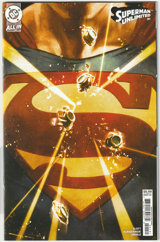 Superman Unlimited #1 (2025) Sebastián Fiumara Card Stock Variant Cover