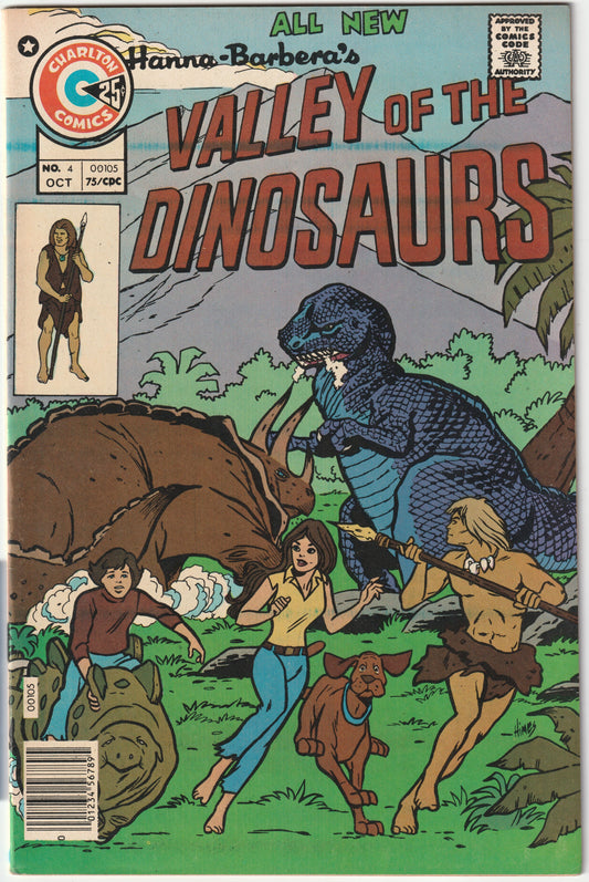 Valley of the Dinosaurs #4 (Raw, 1975) – Hanna-Barbera (FN)