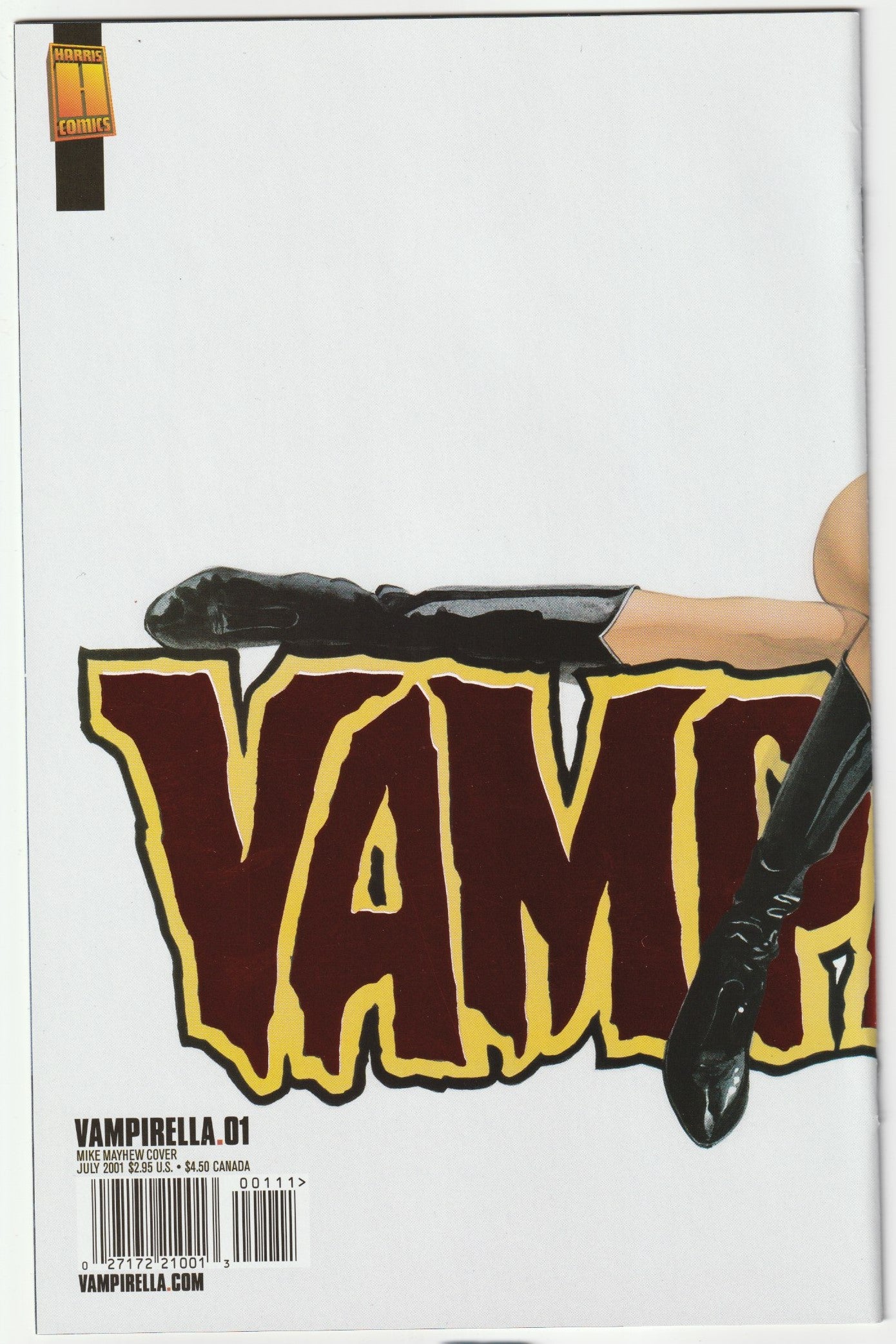 Vampirella #1 (Red Foil Wrap-Around Cover, Harris Comics, 2001)