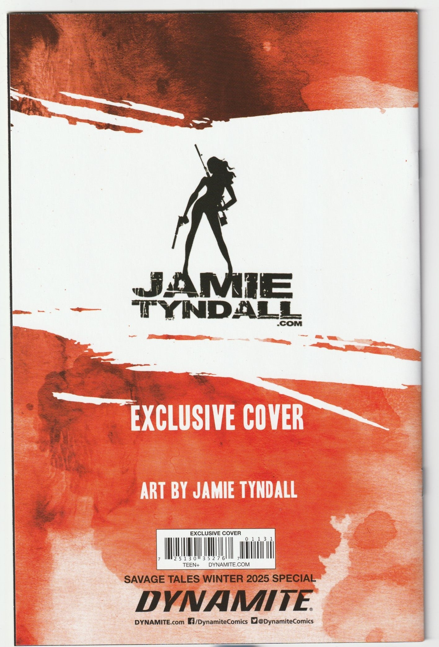 Vampirella - Savage Tales #1- Trade Dress - Art & Autograph by Jamie Tyndall