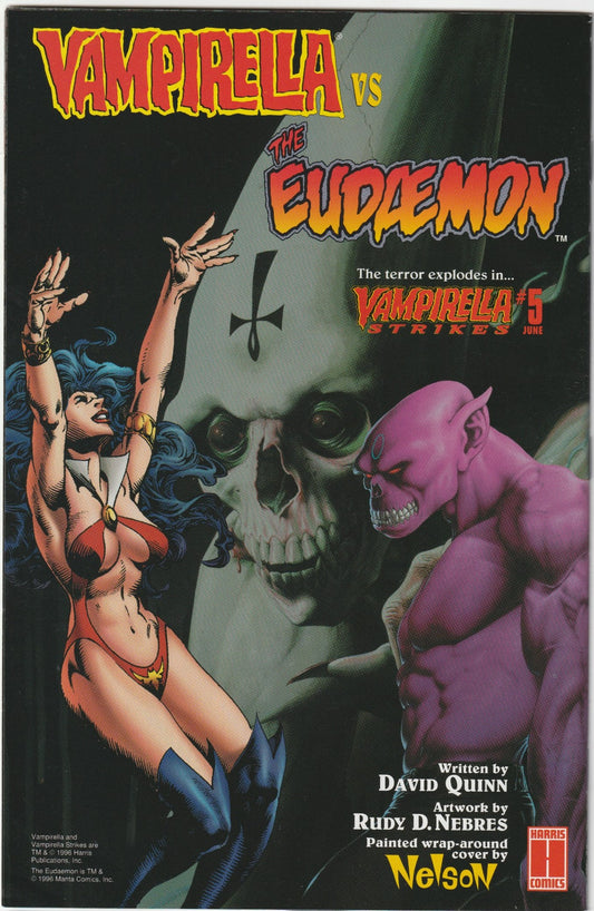 Vampirella Strikes Vol. 1 #5 - Vampirella vs Eudaemon - Harris Comics