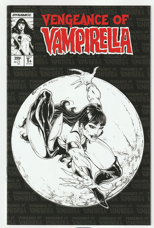 Vengeance of Vampirella Vol. 2 #25 (Cover N 1:11 Jamie Biggs McFarlane ASM 300 Homage Line Art Variant, Dynamite Comics, 2021)  NM/NM-