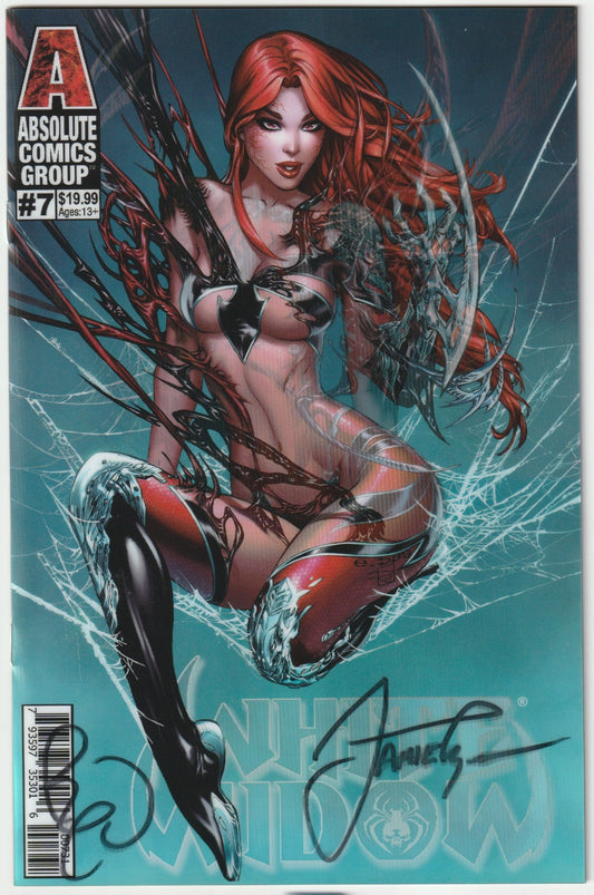 White Widow #7 Ebas Blood Widow Animated Lenticular Cover 2x Signed COA