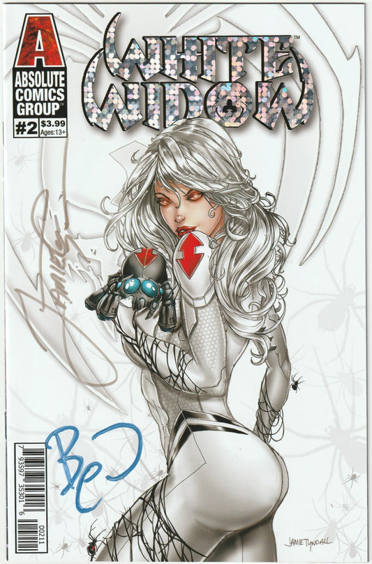 White Widow #2 Cover A - 2x Signed (Gold and Blue Sigs) w/ COA