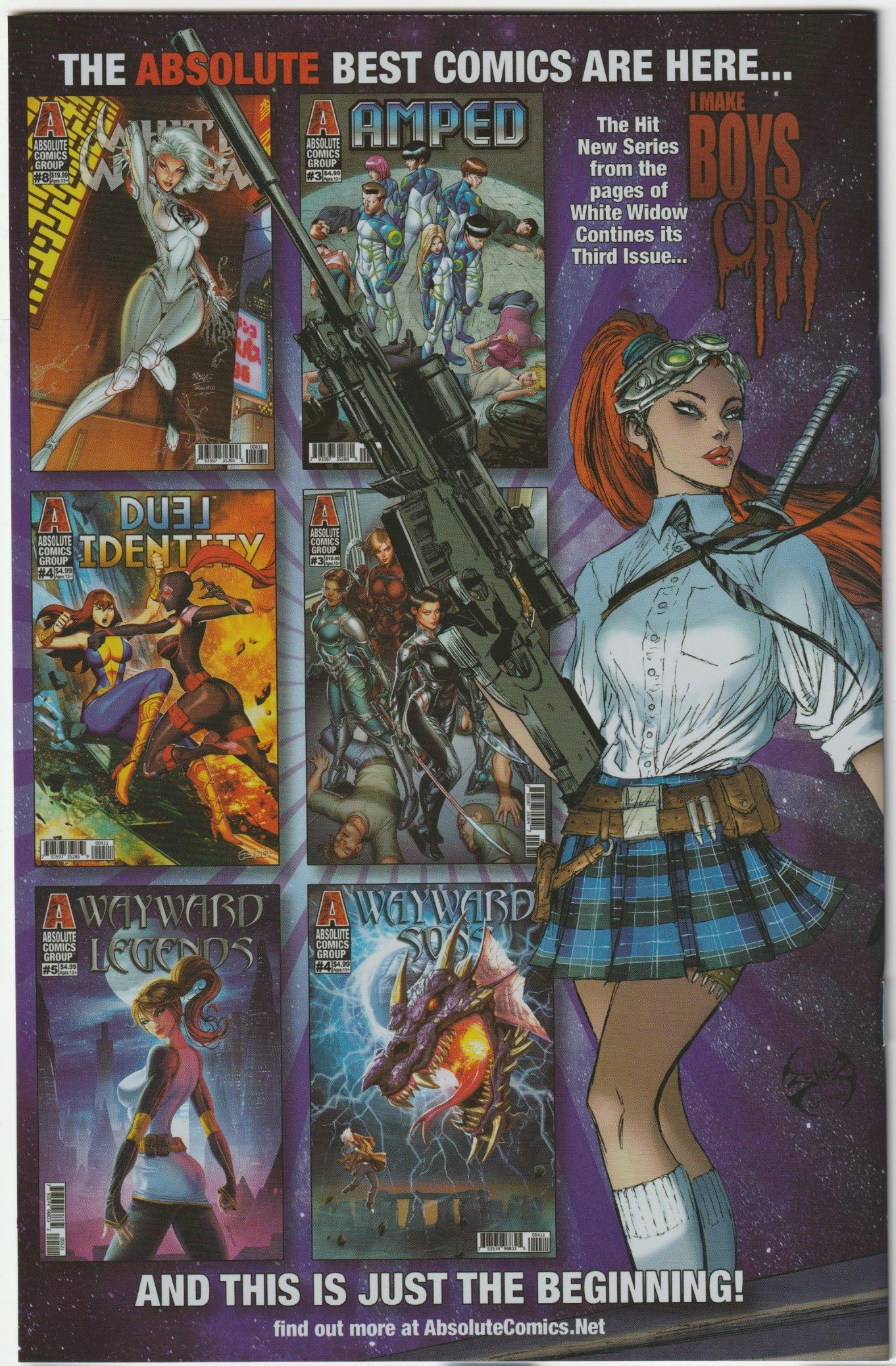 White Widow #7 Virgin Leirix Cover Variant 2x Signed COA (Double Silver Sigs)