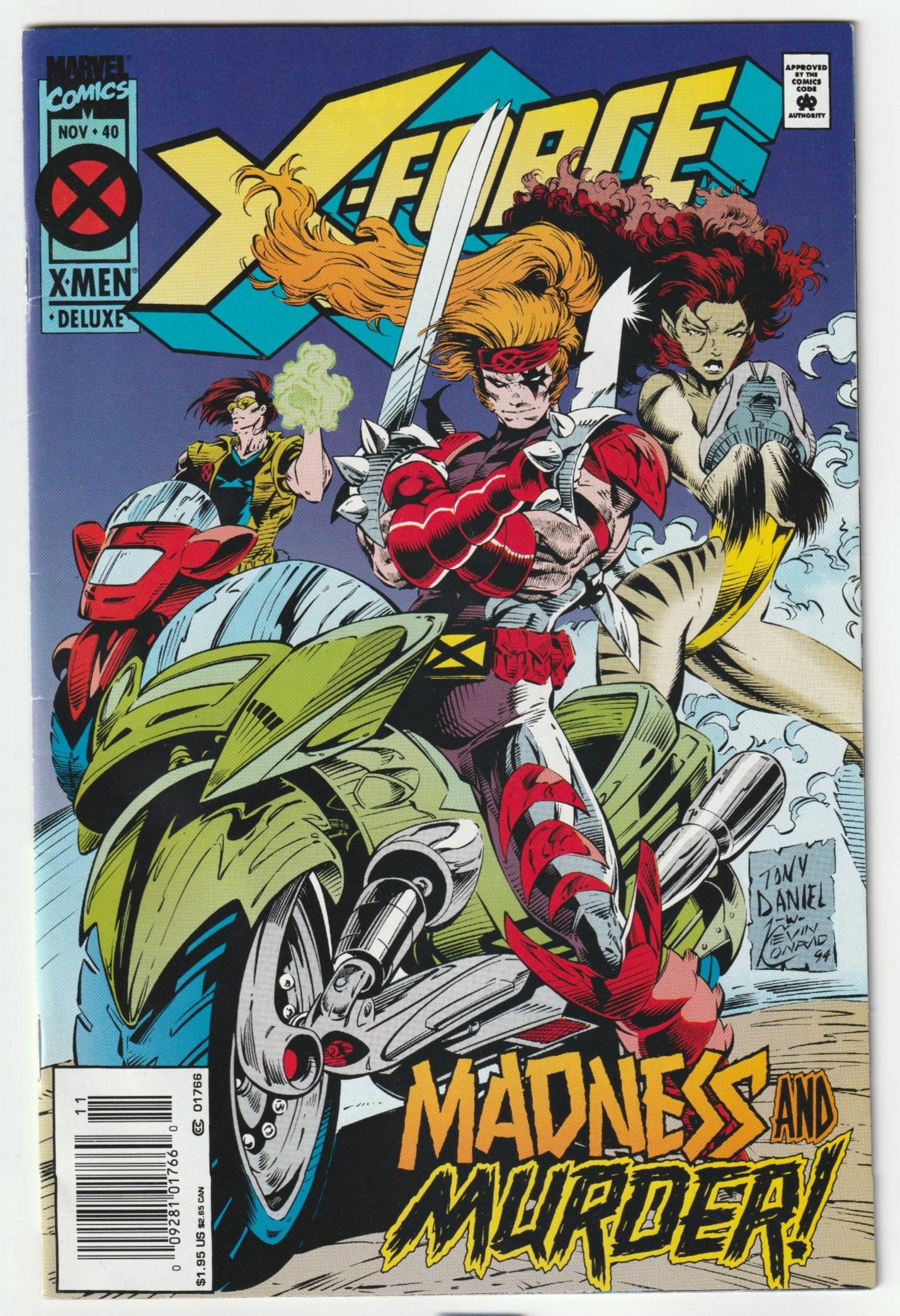 X-Force #40, Deluxe Newsstand Edition, Wolverine Comic, Deadpool Comic, Rare Comics, Comic Book Investment, Comic Book Store Online, Buy Comics Online, Marvel Comics, Comic Book Collectibles, Comic Book Speculation, Key Issue Comics