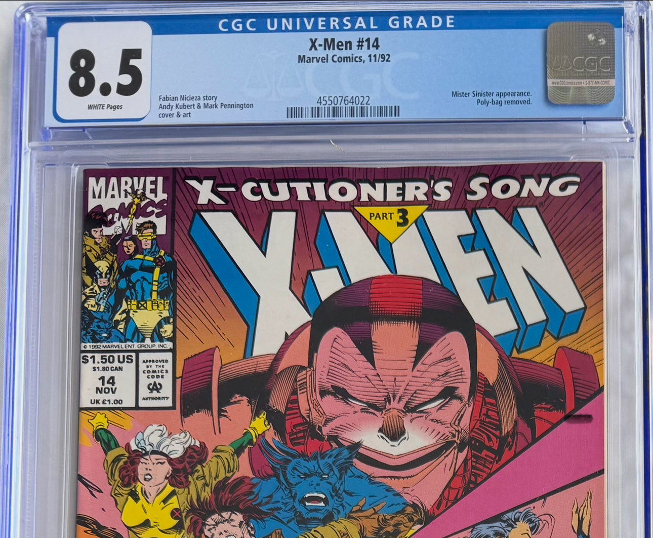 X-Men Vol. 2 Issue #14 (CGC 8.5) – Key Mister Sinister Appearance