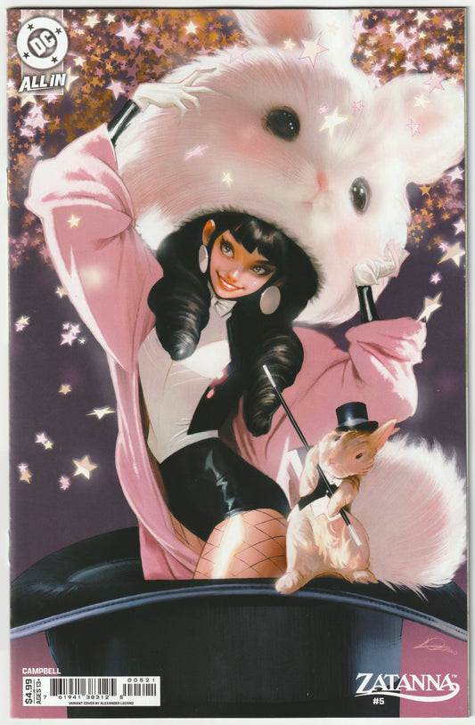 Zatanna #5 (Alexander Lozano Card Stock Variant Cover, DC 2025)