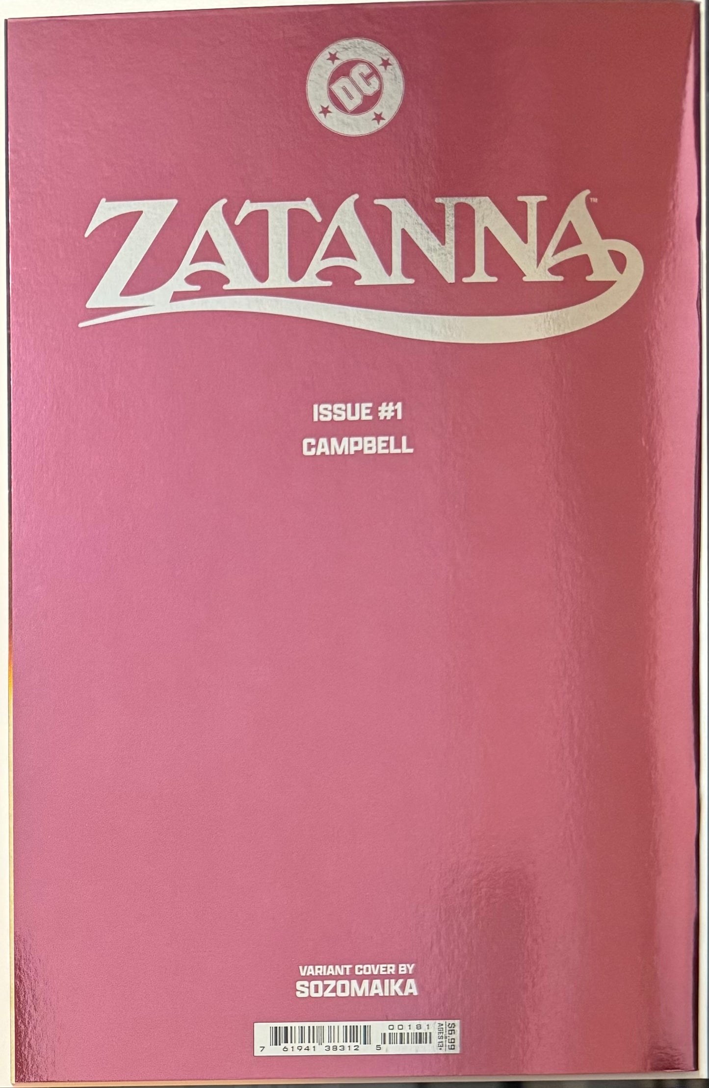 Zatanna #1 (Sozomaika Virgin Foil Cover, DC 2025) (NM/NM+)