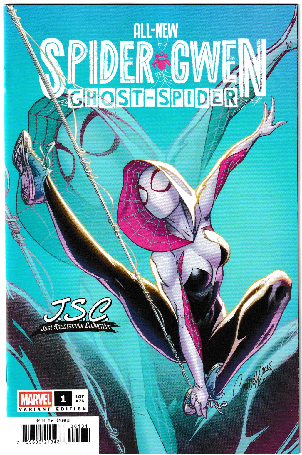 All-New Spider-Gwen: The Ghost-Spider #1 J. Scott Campbell Just Spectacular Collection Variant (Marvel Comics, 2025) (NM/NM+)