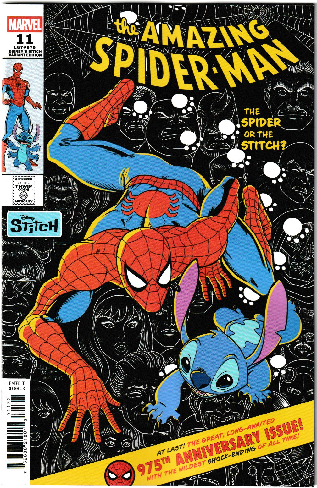 Amazing Spider-Man #11 Luciano Vecchio Disney Stitch Variant (Marvel Comics, 2025)