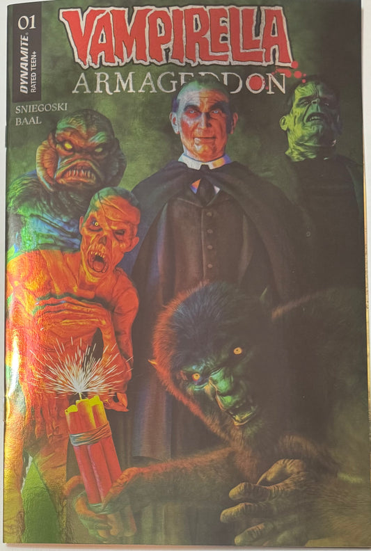Vampirella: Armageddon #1 Cover H Mark Spears Foil Variant (Dynamite Entertainment, 2025)