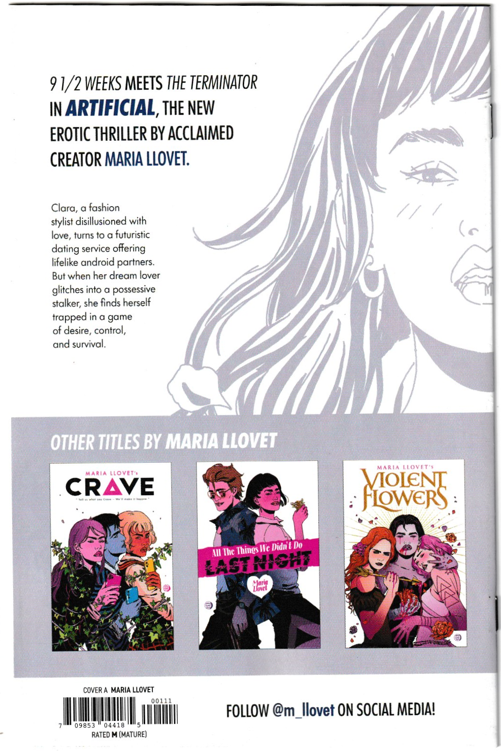 Artificial #1 (of 4) Cover A Maria Llovet (MR) Image Comics (NM/NM+)