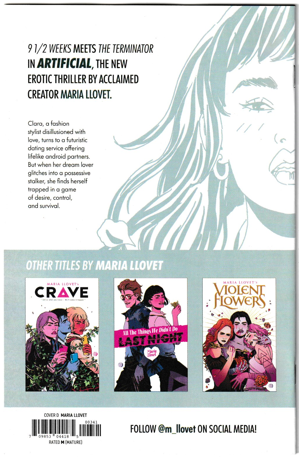 Artificial #3 (of 4) Cover D Maria Llovet Youngblood Team-Up Variant (MatureReaders) Image Comics 2025