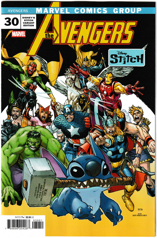 Avengers #30 Humberto Ramos Disney Stitch Variant (Marvel Comics, 2025)