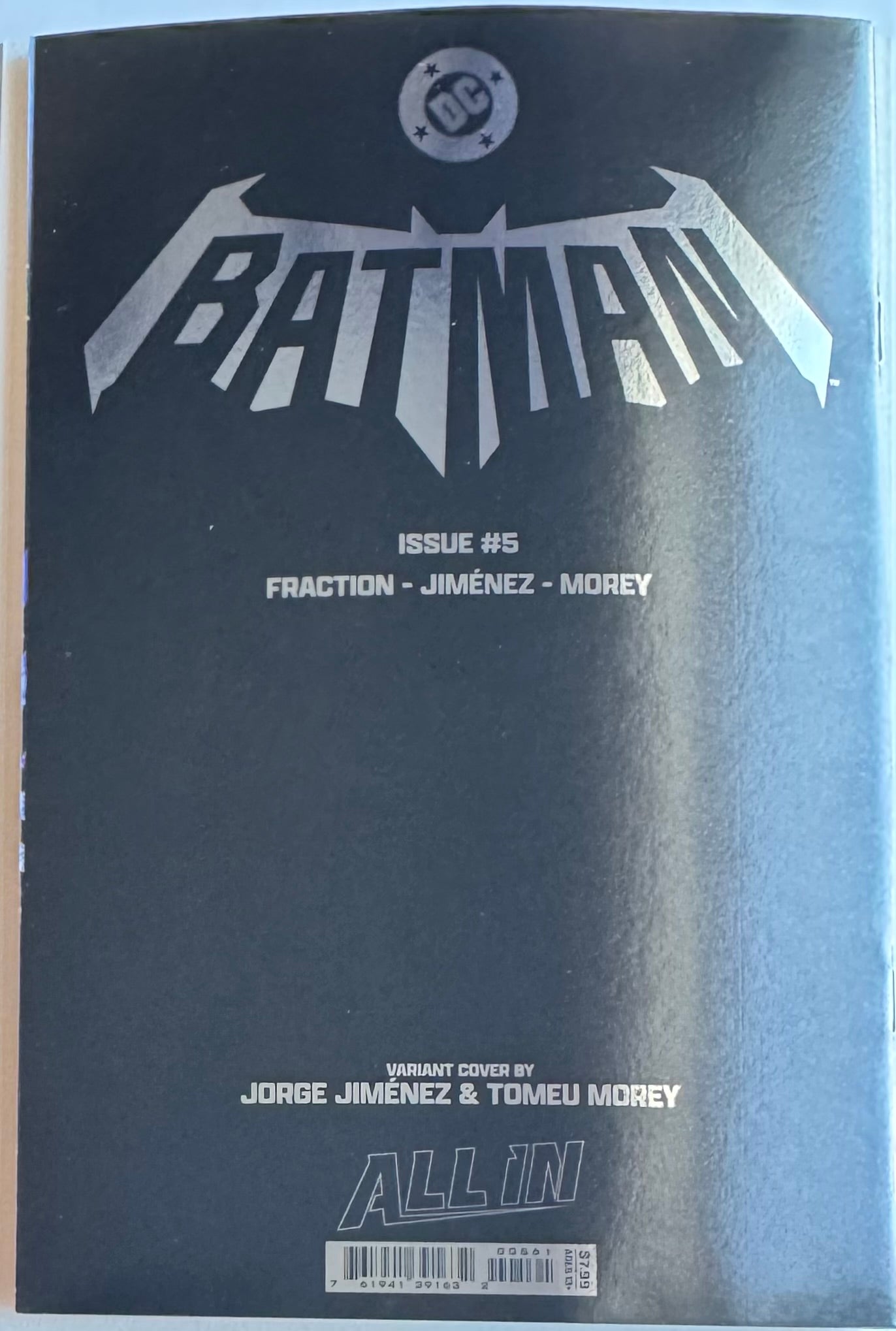 Batman #5 Cover H (Jorge Jimenez Foil) 1st Print DC Comics 2025