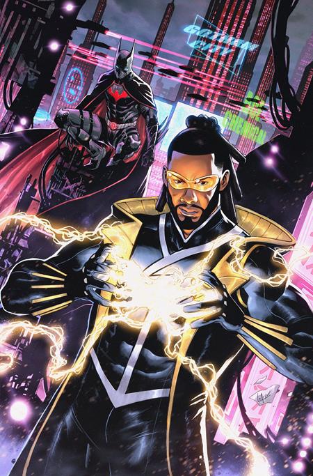 BATMAN STATIC BEYOND #4 (OF 6) CVR C LUCAS MEYER CARD STOCK VAR (1st Print)