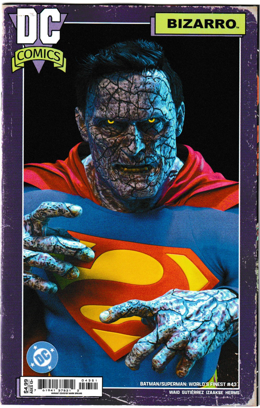 BATMAN/SUPERMAN: WORLD'S FINEST #43 (2025) Cover E Mark Spears Card Stock Variant