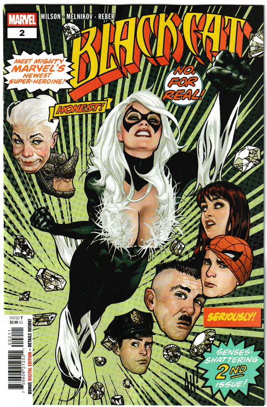 Black Cat #2 Cover A Adam Hughes (Marvel Comics, 2025)