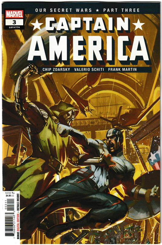 Captain America #3 Cover A (Marvel Comics 2025)