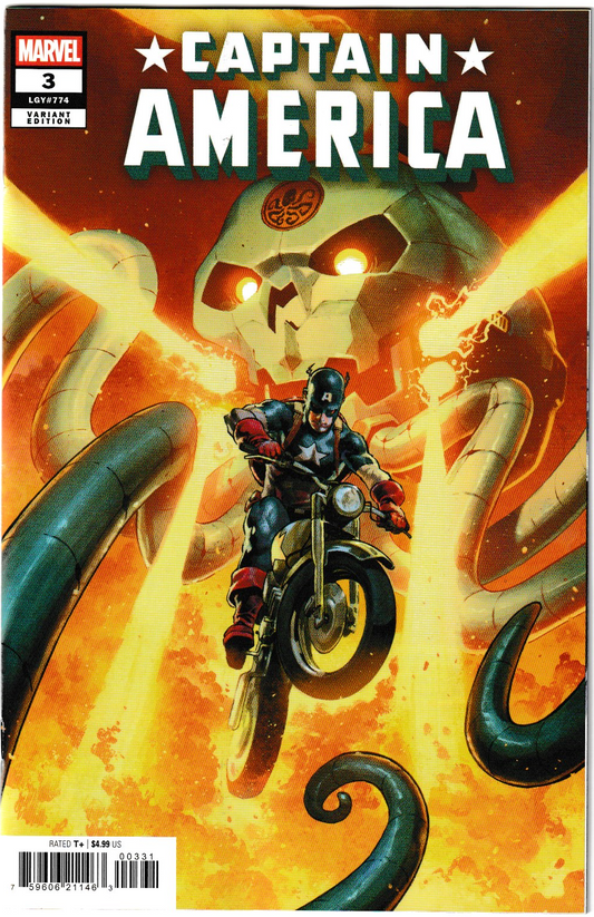 Captain America #3 Jerome Opeña Cover Variant (Marvel Comics 2025)