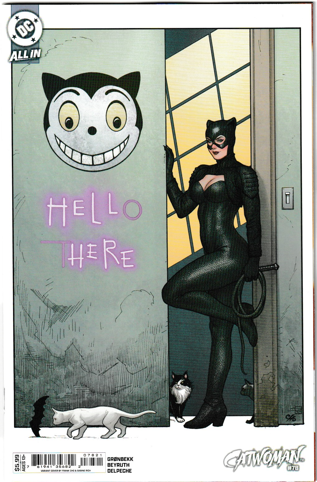 Catwoman #78 Cover B Frank Cho Card Stock Variant (DC Comics, 2025) (NM/NM+)
