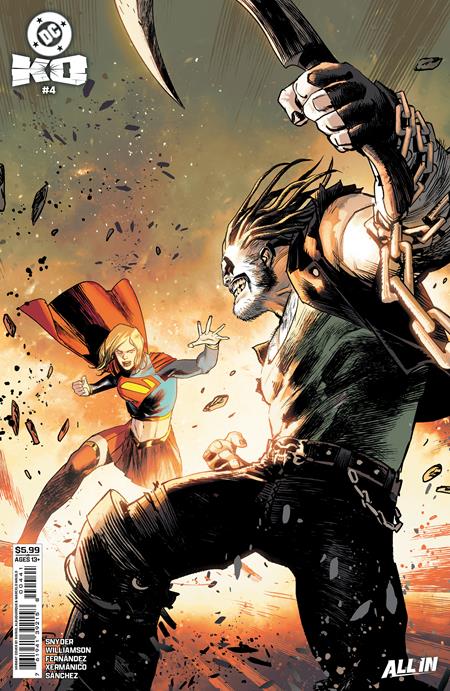 DC K.O. #4 (OF 5) CVR D RAFAEL ALBUQUERQUE CARD STOCK VAR (1st Print)