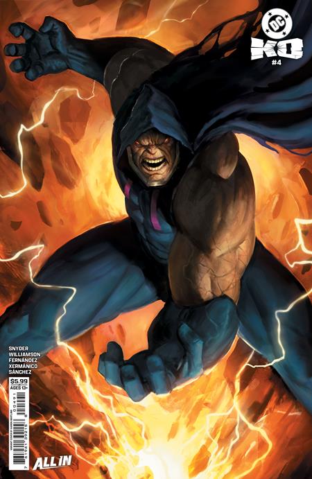DC K.O. #4 (OF 5) CVR F AARON BARTLING DARKSEID CARD STOCK VAR (1st Print)