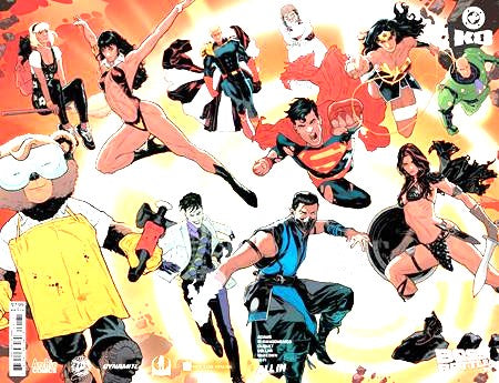 DC K.O. BOSS BATTLE #1 (ONE SHOT) CVR G JEFF SPOKES WRAPAROUND FOIL VAR (1st Print