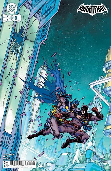 DC K.O. KNIGHTFIGHT #4 (OF 4) CVR B CHRIS BURNHAM CARD STOCK VAR (1st Print)