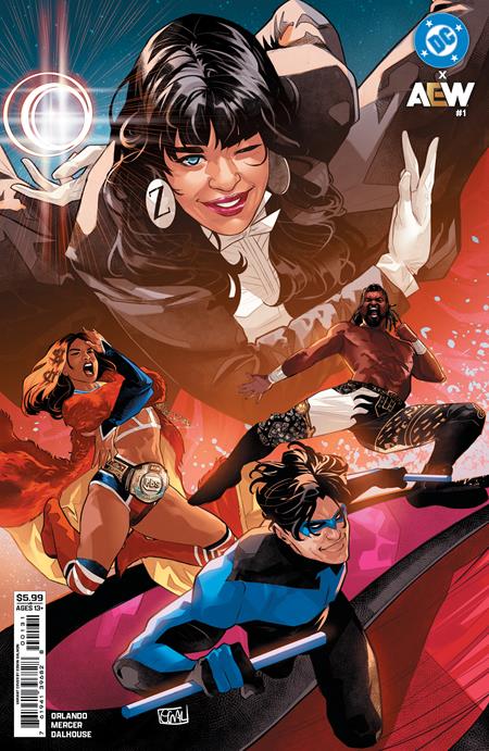 DC X AEW #1 (OF 2) CVR C EDWIN GALMON CARD STOCK VAR (1st Print)