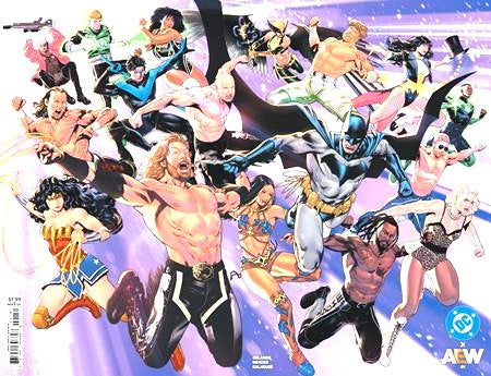 DC X AEW #1 (OF 2) CVR E LUCAS MEYER WRAPAROUND FOIL VAR (1st Print)