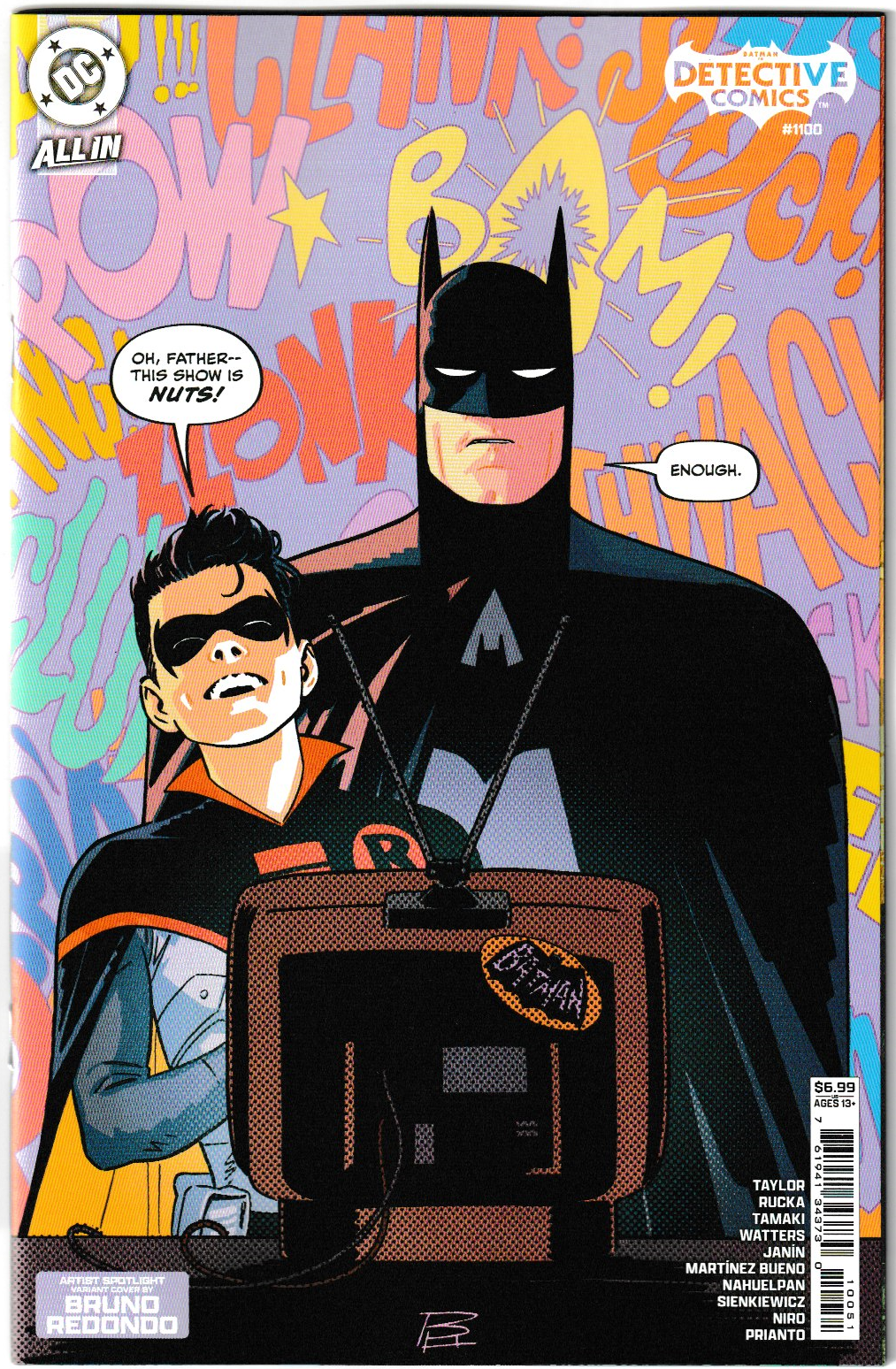 Detective Comics #1100 Cover E Bruno Redondo Artist Spotlight Card Stock Variant (DC Comics, 2025) (NM/NM+)