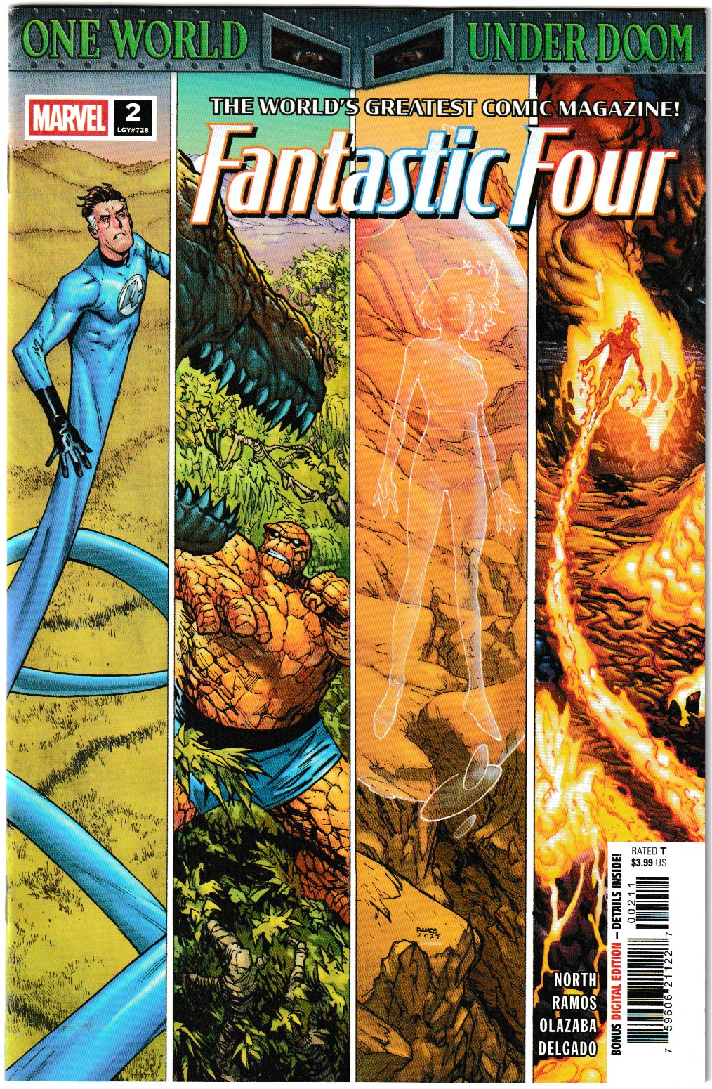 Fantastic Four (2025) #2 Cover A Humberto Ramos (Marvel Comics, 2025)
