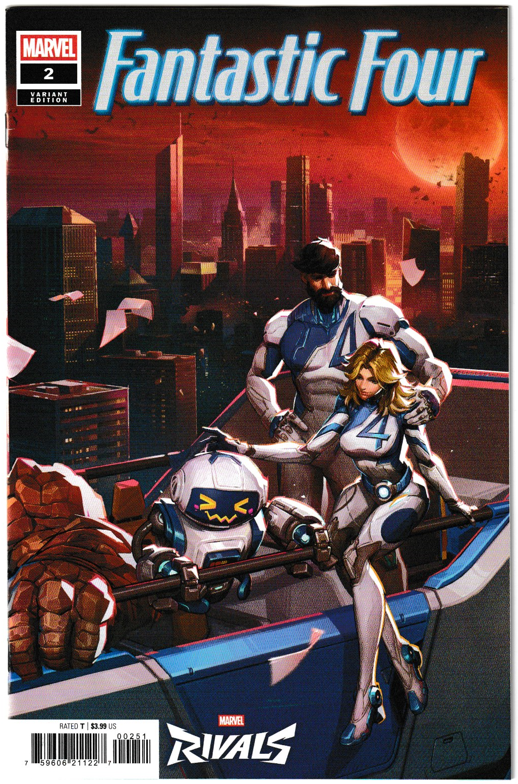 Fantastic Four (2025) #2 NetEase Games Marvel Rivals 2-Part Connecting Variant (Marvel Comics, 2025)
