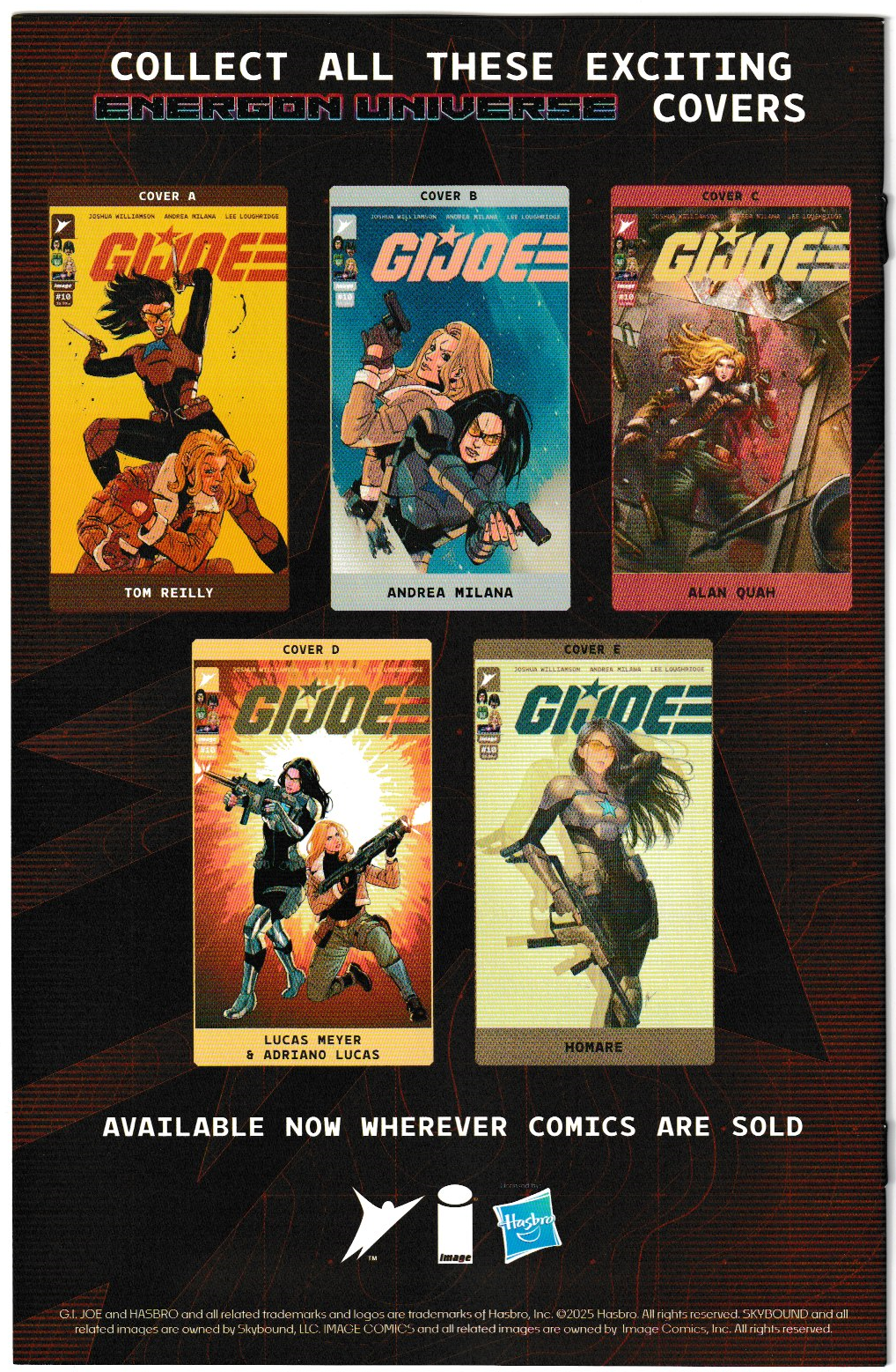 G.I. Joe #10 Cover A Tom Reilly (Image Comics, 2025) (NM/NM+)