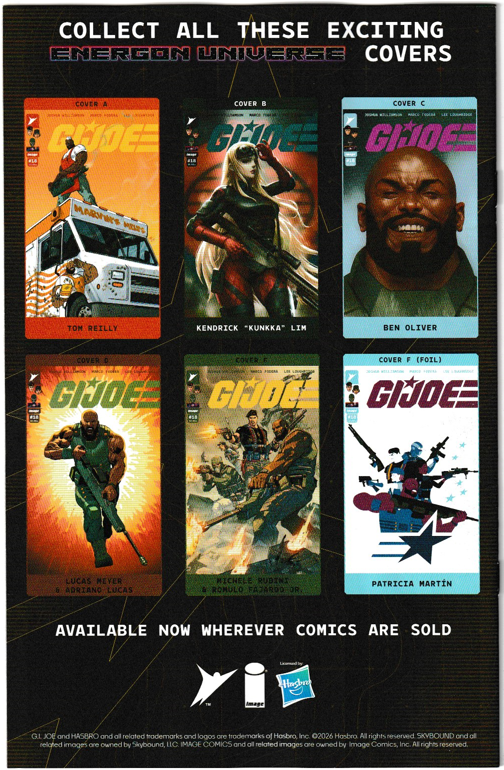 GI JOE #18 CVR A TOM REILLY (1st Print)