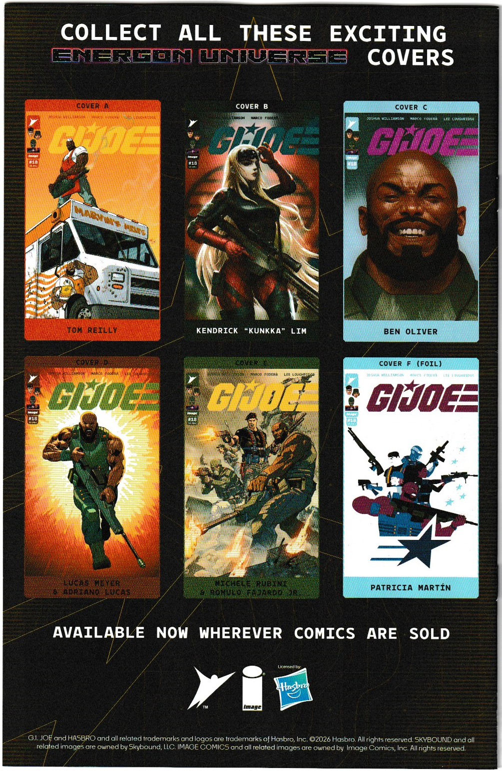 GI JOE #18 CVR B KENDRICK KUNNKA LIM VAR (1st Print)