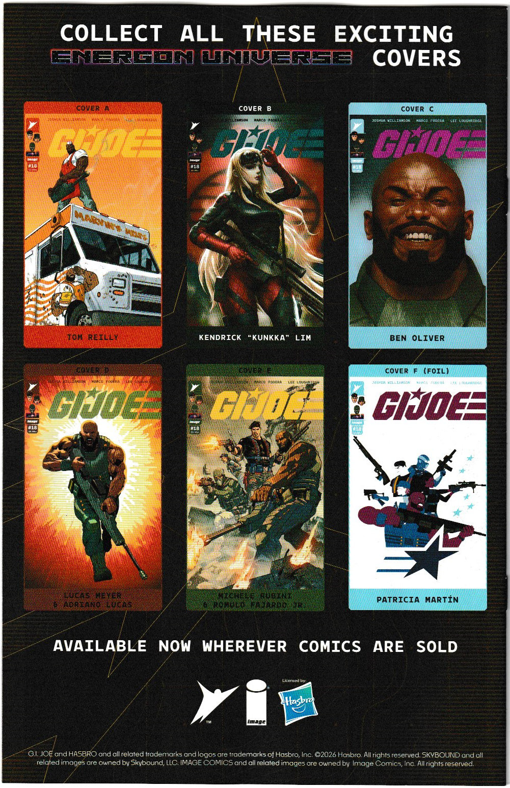 GI JOE #18 CVR C BEN OLIVER VAR (1st Print)