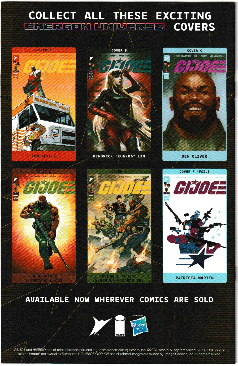 GI JOE #18 CVR D INC 1:25 LUCAS MEYER & ADRIANO LUCAS VAR (1st Print)