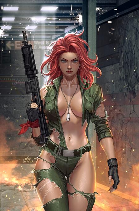 Heat Seeker: Exposed - A Gun Honey Series #2 (of 4) Cover J Inhyuk Lee Virgin Variant (Titan Comics, 2025)