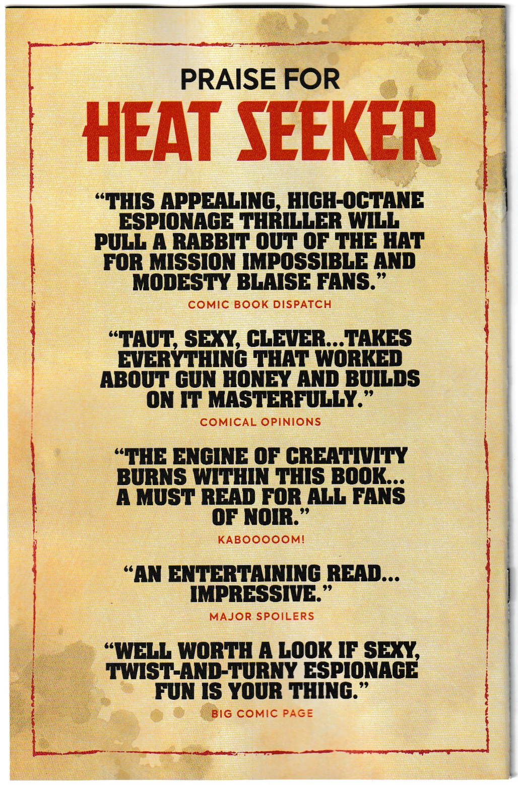 Heat Seeker: Exposed – A Gun Honey Series #4 (of 4) Cover B (Yasmine) Titan Comics, 2025