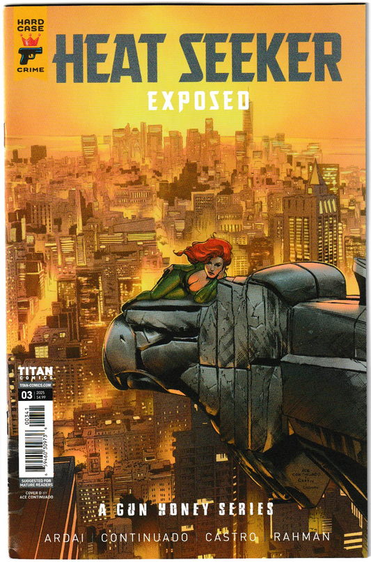 Heat Seeker: Exposed – A Gun Honey Series #3 (of 4) Cover D Ace Continuado Variant (Titan Comics, 2025) (Reader Copies- Please see photos)