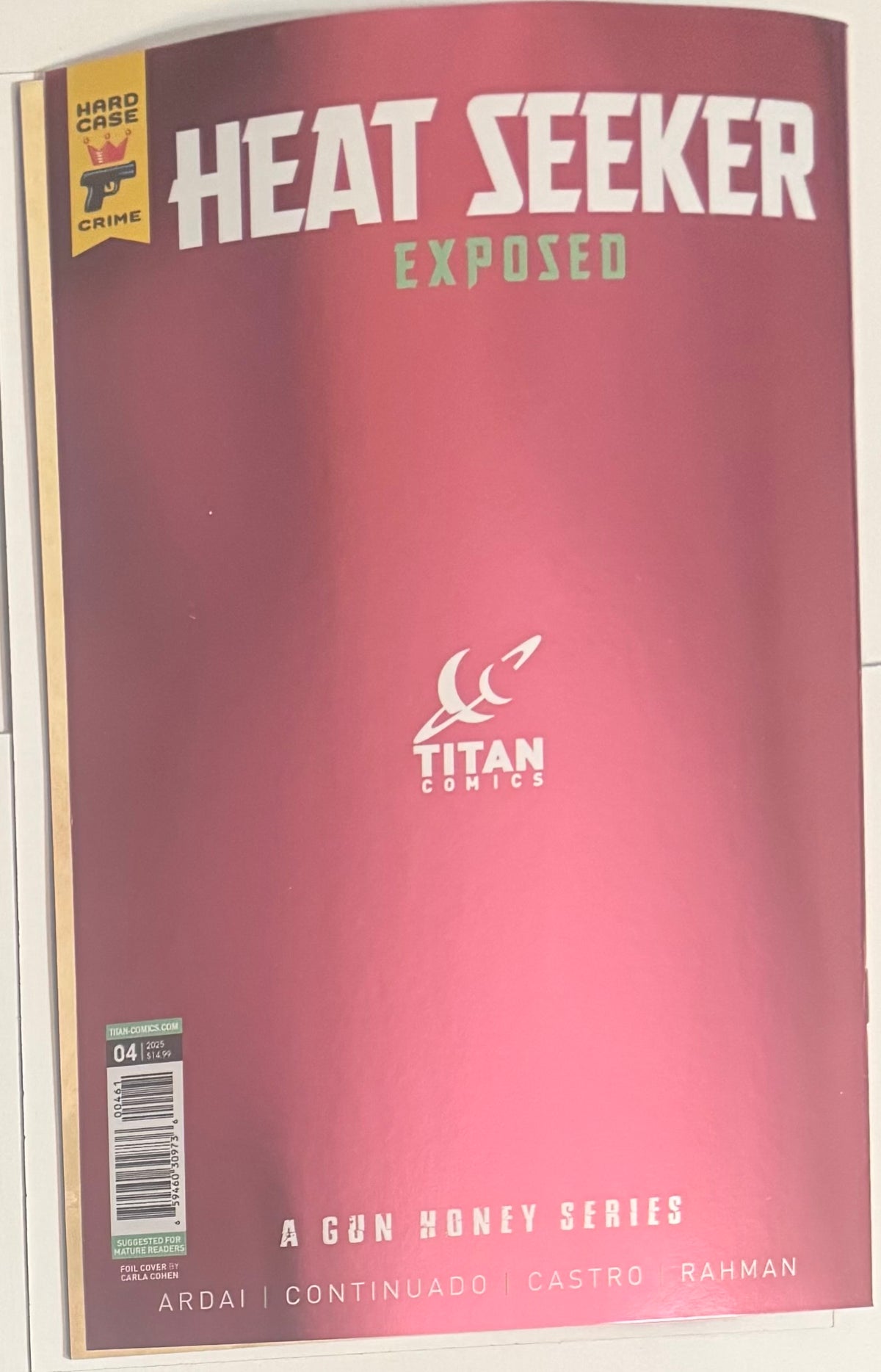Heat Seeker: Exposed – A Gun Honey Series #4 (of 4) Cover F (Carla Cohen Foil Virgin) Titan Comics, 2025
