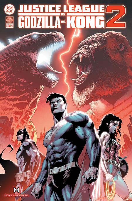 JUSTICE LEAGUE VS GODZILLA VS KONG 2 Hard Cover