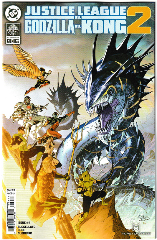 Justice League vs. Godzilla vs. Kong Vol. 2 #4 A (2025) – Christian Duce Main Cover